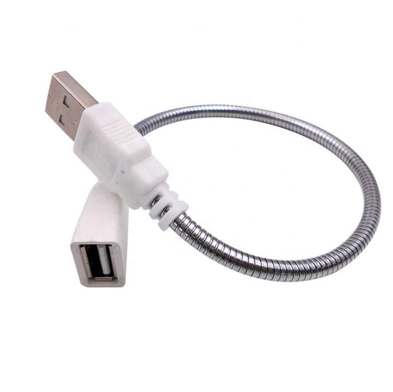 Flexible Metal USB A to USB A Extension Cable