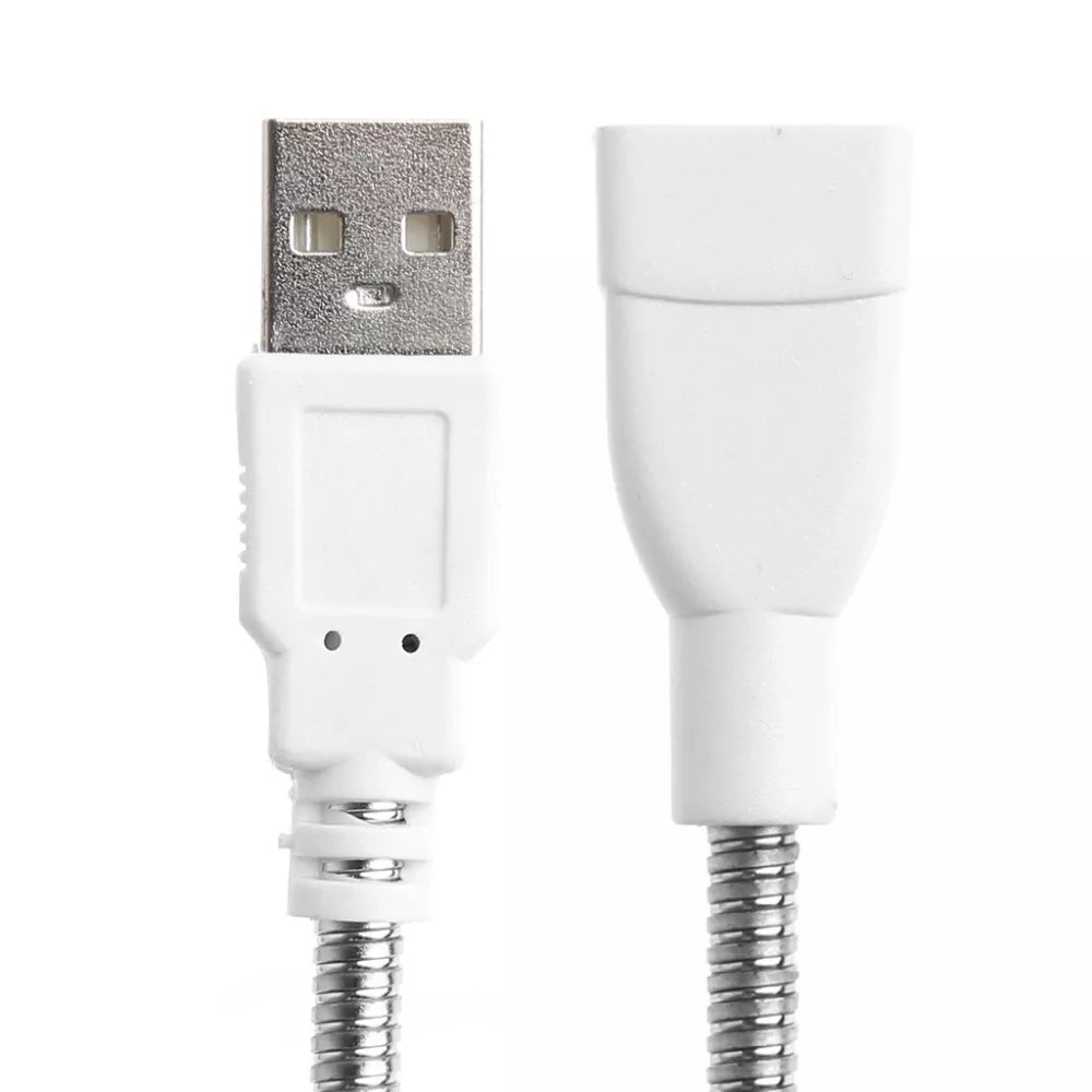 Flexible Metal USB A to USB A Extension Cable